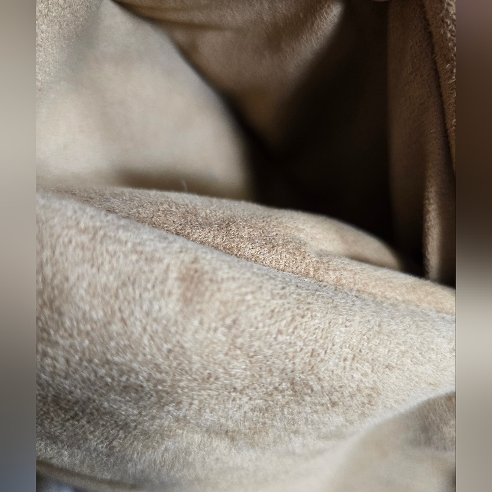Super Soft Mossimo Supply Co. Tan Penny Lane with Cream Lining Faux Fur Coat M - Picture 7 of 9